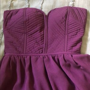Plum purple dress